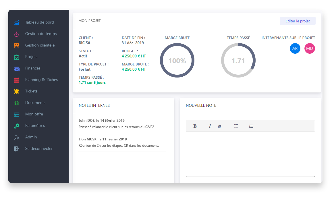 Gestion de projet